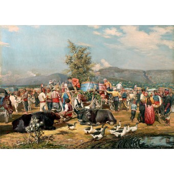 Пазар на грозде в Евксиноград - 1894
