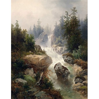 Изглед от Бернезе, Швейцария (1880)