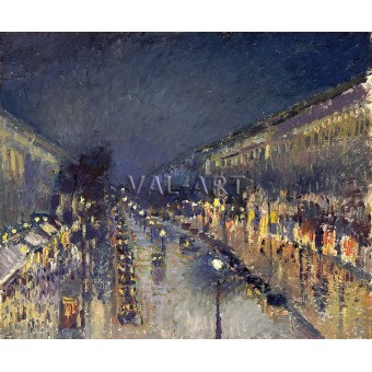 Булевард Монмартр нощем (1897)