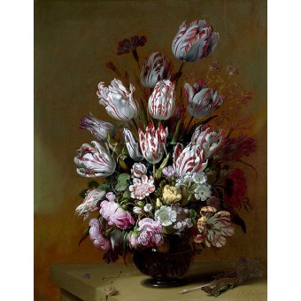 Натюрморт с цветя (1672)