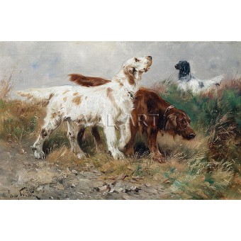 Сетери по време на лов (1901)