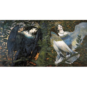 Сирин и Алконост - птицитe на радостта и печала (1896)