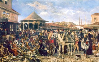 Пазар в Пловдив – 1885