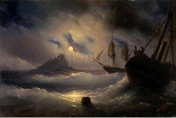 Гибралтар нощем – 1844