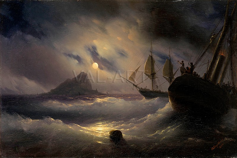Гибралтар нощем – 1844