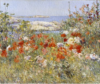 Градината на Силия Такстер - островите Шоал, Мейн – 1890