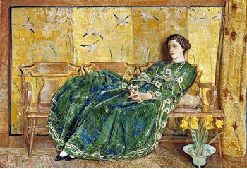 Април (Зелената рокля) – 1920