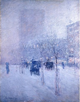Късен следобед в зимен Ню Йорк  – 1900