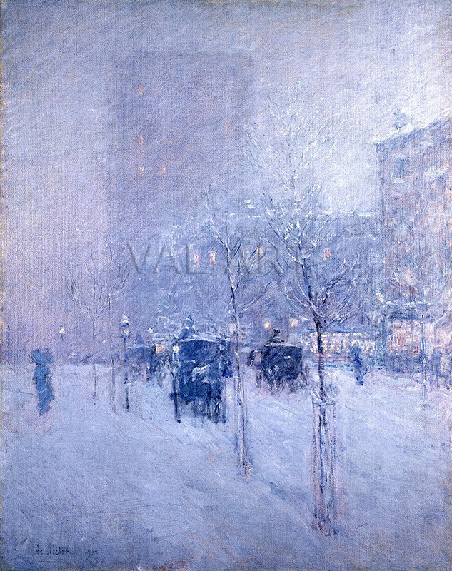 Късен следобед в зимен Ню Йорк  – 1900