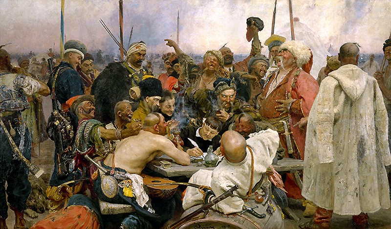 Казаци пишат писмо на турския султан Мехмед IV – 1880 – 1891