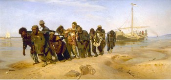 Бурлаци на Волга – 1870 – 1873