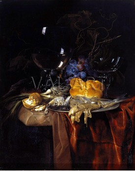 РЕПРОДУКЦИИ НА КАРТИНИ Закуската (1679)