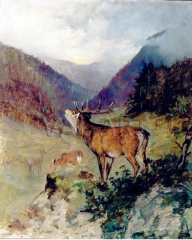 РЕПРОДУКЦИИ НА КАРТИНИ Елен в планината (1889)