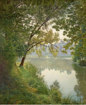 РЕПРОДУКЦИИ НА КАРТИНИ На брега на езерото (1906)