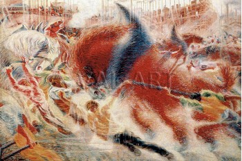 РЕПРОДУКЦИИ НА КАРТИНИ Градът се издига (1910)