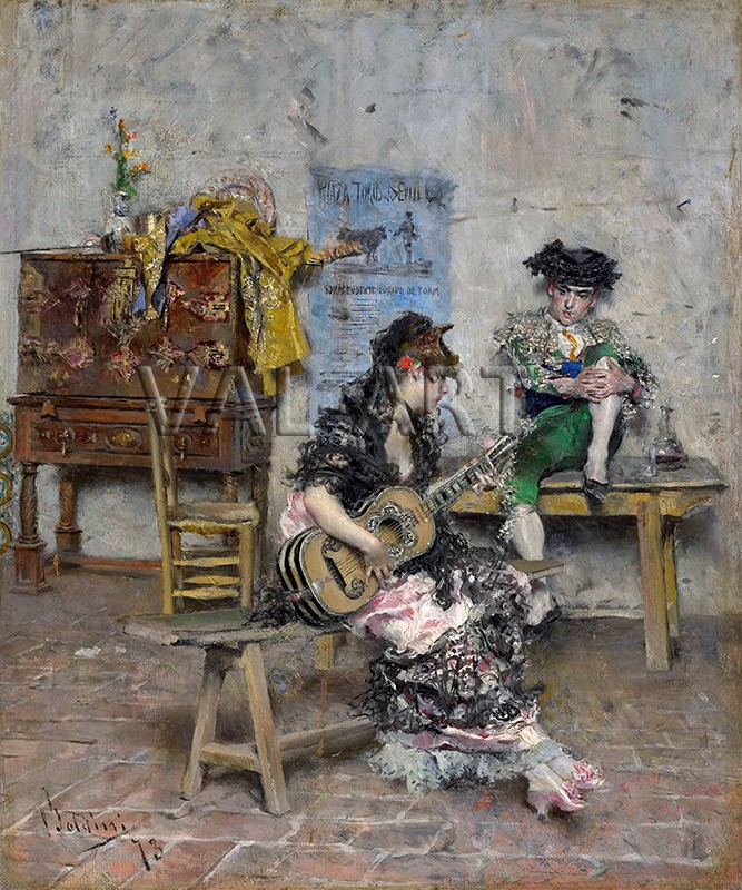 РЕПРОДУКЦИИ НА КАРТИНИ Китаристка (1873)