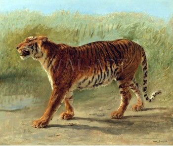 РЕПРОДУКЦИИ НА КАРТИНИ Кралска тигрова походка (1893)