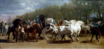 РЕПРОДУКЦИИ НА КАРТИНИ Панаирът на конете (1855)