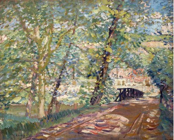 РЕПРОДУКЦИИ НА КАРТИНИ Мостът към къщата на художника (1911)