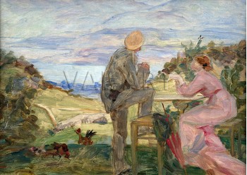 РЕПРОДУКЦИИ НА КАРТИНИ Двойка в Ла Дивон (1900)