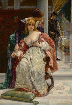 РЕПРОДУКЦИИ НА КАРТИНИ Красивата Порция (1886)