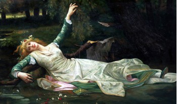 РЕПРОДУКЦИИ НА КАРТИНИ Офелия (1883)