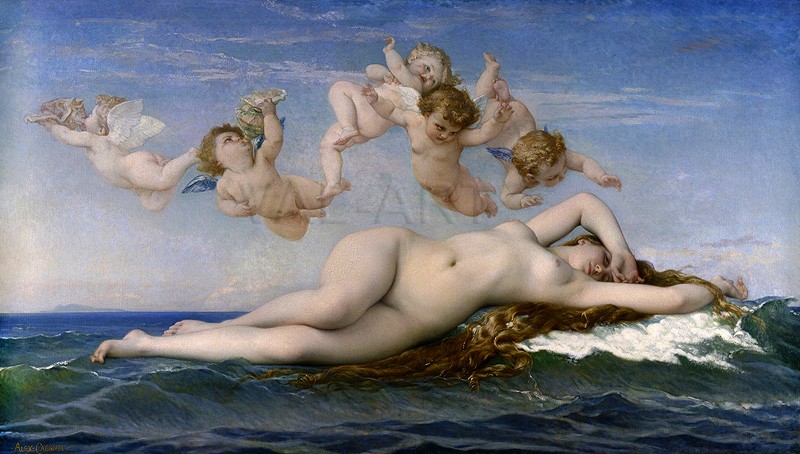 РЕПРОДУКЦИИ НА КАРТИНИ Раждането на Венера (1863)