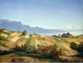 Швейцарски пейзаж (1830) РЕПРОДУКЦИИ НА КАРТИНИ