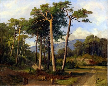 Дънери в гората (1842) РЕПРОДУКЦИИ НА КАРТИНИ