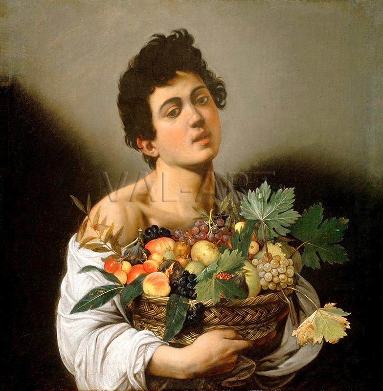 РЕПРОДУКЦИИ НА КАРТИНИ Момче с кошница с плодове (1595)