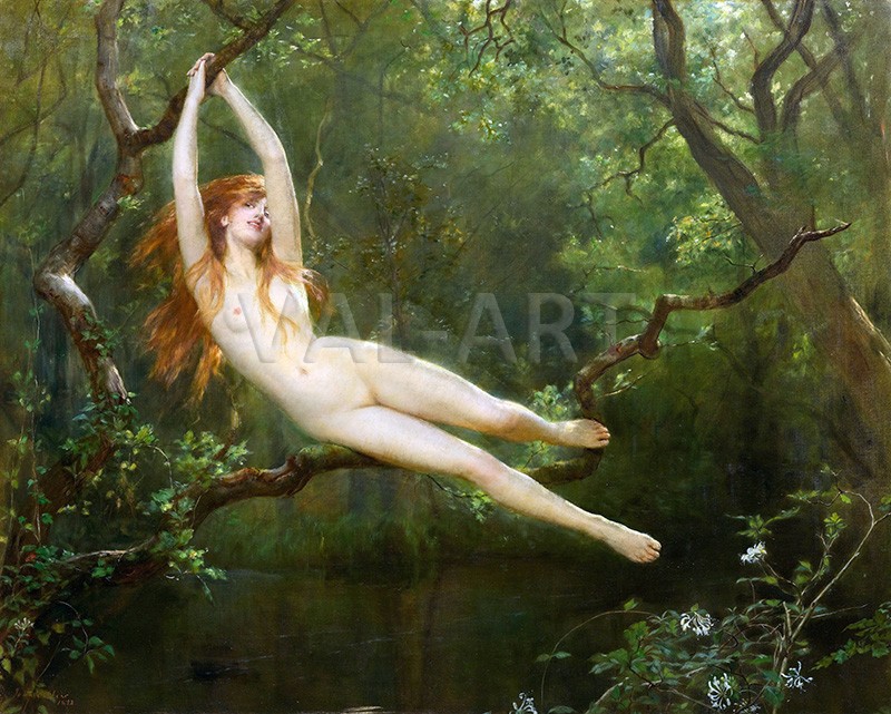 РЕПРОДУКЦИИ НА КАРТИНИ Нимфа в гората (1893)