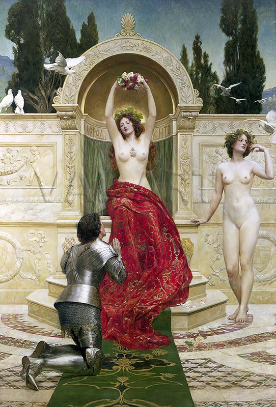 РЕПРОДУКЦИИ НА КАРТИНИ Танхойзер на Венусберг (1901)