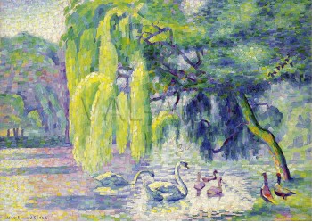 РЕПРОДУКЦИИ НА КАРТИНИ Семейство лебеди (1900)
