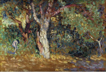 РЕПРОДУКЦИИ НА КАРТИНИ Гъсталак с гола жена (1909)