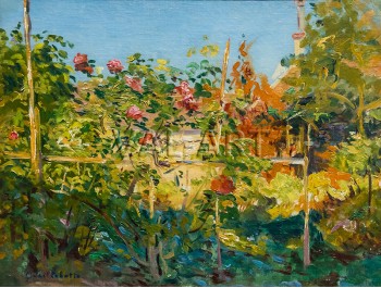 РЕПРОДУКЦИИ НА КАРТИНИ Градина в Трувил II (1882)