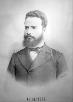 РЕПРОДУКЦИИ НА КАРТИНИ Портрет на Ботев (1898) 