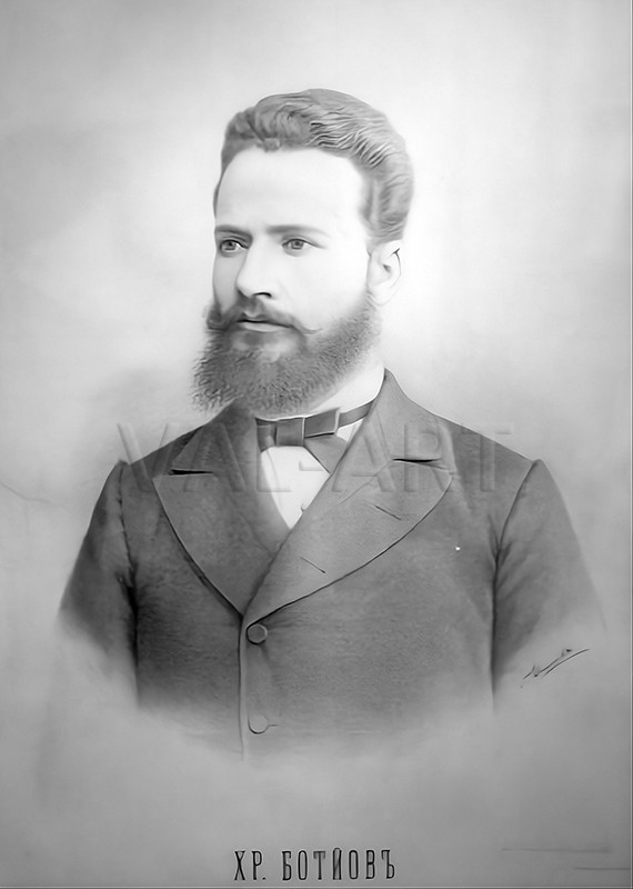 РЕПРОДУКЦИИ НА КАРТИНИ Портрет на Ботев (1898) 
