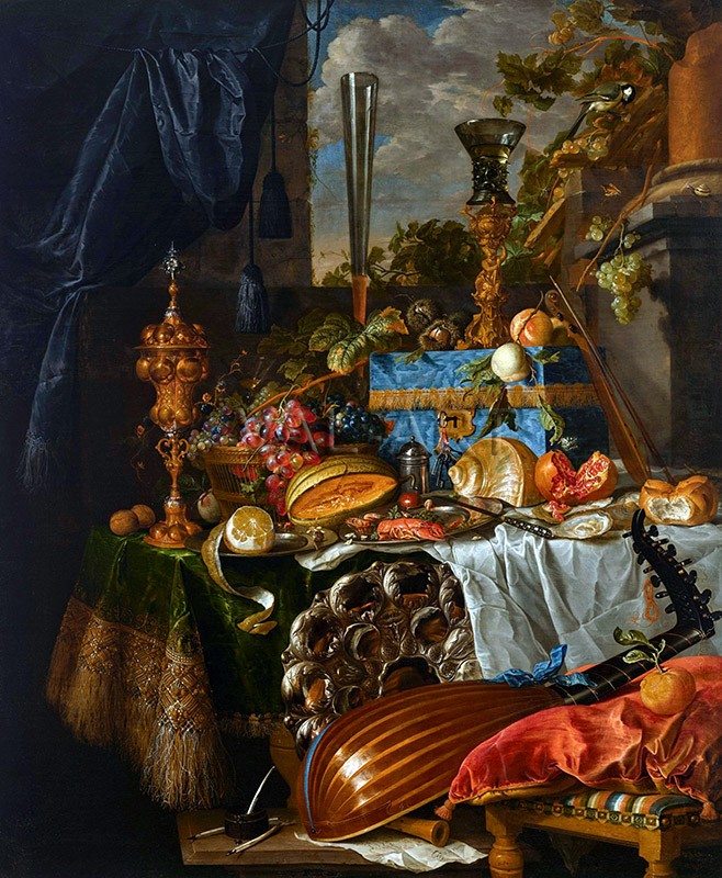 РЕПРОДУКЦИИ НА КАРТИНИ Банкетен натюрморт (1654)