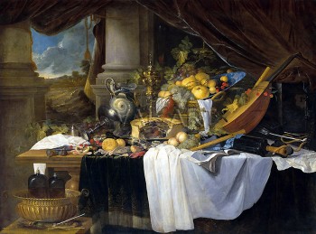 РЕПРОДУКЦИИ НА КАРТИНИ Банкетен натюрморт 2 (1655)