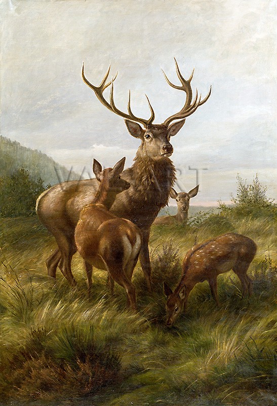 РЕПРОДУКЦИИ НА КАРТИНИ Елен и сърни (1871)