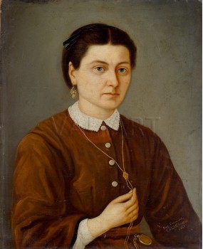 РЕПРОДУКЦИИ НА КАРТИНИ  Портрет на Мариола Ст. Доспевска (1869)