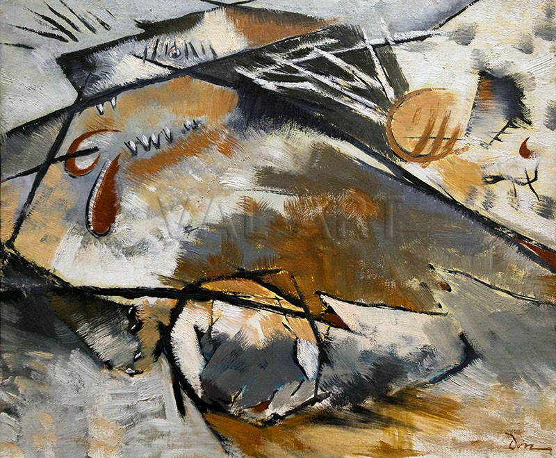 РЕПРОДУКЦИИ НА КАРТИНИ Преследвайки се (1929)