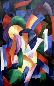 РЕПРОДУКЦИИ НА КАРТИНИ Динамика на цвета (1917)