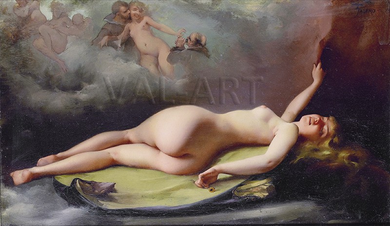 РЕПРОДУКЦИИ НА КАРТИНИ Легнала гола фигура (1879)