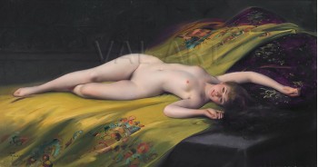 РЕПРОДУКЦИИ НА КАРТИНИ Легнала гола фигура II (1893)