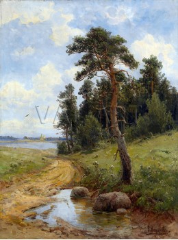 РЕПРОДУКЦИИ НА КАРТИНИ Селски път (1890)