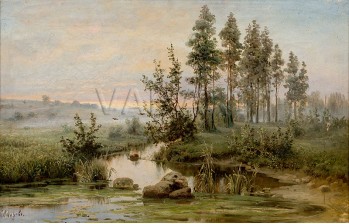 РЕПРОДУКЦИИ НА КАРТИНИ Лятна утринна мъгла (1891)