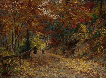 РЕПРОДУКЦИИ НА КАРТИНИ Падащи листа (1899)