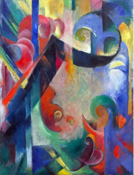 РЕПРОДУКЦИИ НА КАРТИНИ Счупени форми (1914)