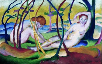 РЕПРОДУКЦИИ НА КАРТИНИ Голи под дърветата (1911)